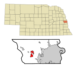Location of Elkhorn prior to annexation