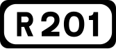 R201 road shield}}