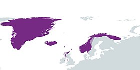 Localização de Noruega