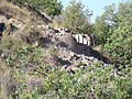 Esta posición sobre Vall de Uxó estaba originalmente cubierta por una bóveda de hormigón.