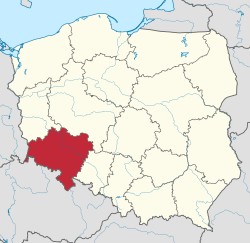 Location within Poland