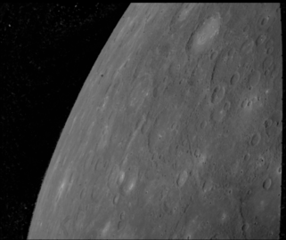 Mariner 10 image with Chaikovskij near center
