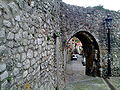 Medieval walls (13th century) at the "Puebla Vieja" of Laredo