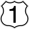 National Highway 1 shield