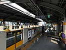 Half-height platform screen doors in Daegu Subway Line 3 Namsan Station