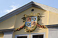 Wappenschild an der Dompropstei (Domplatz 3) in Naumburg