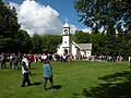 La foule à la « Bonne Sainte-Anne ».