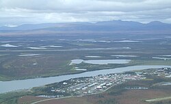 Aerial view of Noorvik in 2011