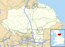 Cow Myers (wetland) is located in North Yorkshire