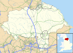 Scarborough is located in North Yorkshire