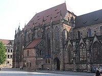 St. Sebald's in Nuremberg has a basilical nave and a hall choir.