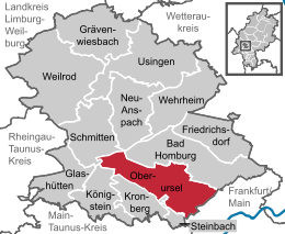 Oberursel – Mappa