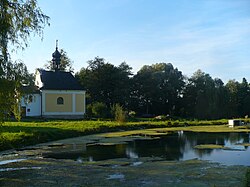 Centre of Trpík with the Chapel of Saint Anne