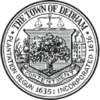 Official seal of Dedham, Massachusetts