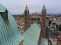 Brončani krov katedrale u Speyeru, Njemačka. photo Wolfi.