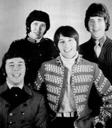 The Tremeloes. Left to right: Dave Munden, Rick Westwood, Len Hawkes, Alan Blakley