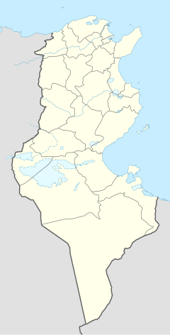 ケルアンの位置（チュニジア内）