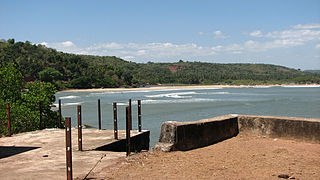 Plage de Vengurla. La pêche constitue l'activité principale des populations sur la côte.