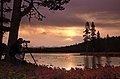 One of the Bench Lakes at sunrise