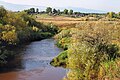 р.Волосница и одноимённое село вдали