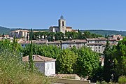 Vue du village depuis la montée de la Grande Vigne.