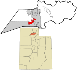 Location in Weber County and the state of Utah