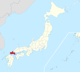 Prefettura di Yamaguchi – Localizzazione