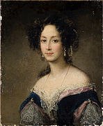 Portrait by an unknown artist, attributed to Christina Robertson (1841)