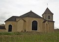 Vue extérieure de l'église de Barizey.