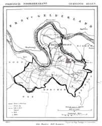 Megen, Haren en Macharen – Mappa