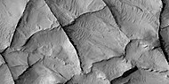 Close-up of ridge network, as seen by HiRISE under HiWish program This is an enlargement of a previous image.