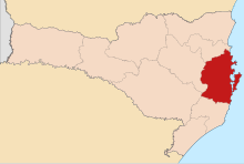 Location of the archdiocese. Suffragan dioceses in pink.