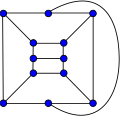 The bidiakis cube is a planar graph.