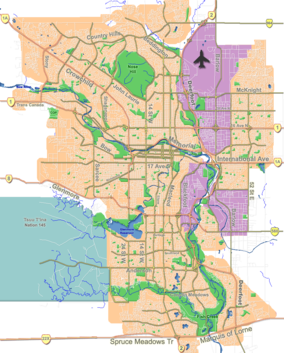 Map showing the location of Fish Creek Provincial Park