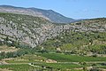 Cluse du Verdouble et site de la grotte de la Caune de l'Arago (2018).