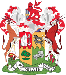 Description de l'image Coat of arms of South Africa (1932-2000).svg.