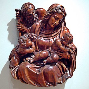 Holy family by Diego Siloe