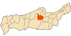 Location of Sidi Amar within Tipaza Province