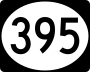 Mississippi Highway 395 marker