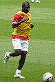 Emmanuel Frimpong als Spieler des englischen Fußballvereins Arsenal London im September 2011