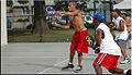 Paddleball game, Roy Wilkins Park, Queens, NYC