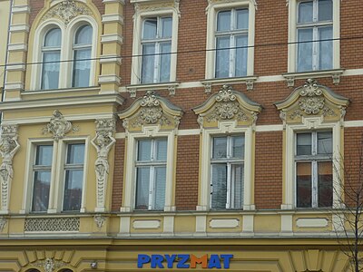 Detail of the facade