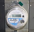 Itron OpenWay electricity Smart meter with two-way communications for remote reading in use by DTE Energy