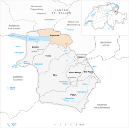 Walenstadt – Mappa