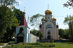 The Saint Michael the Angel Orthodox Church of Pokrovsk, photographed in 2012