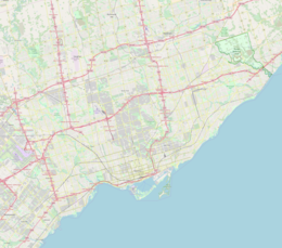 Mappa di localizzazione: Toronto