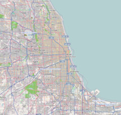 شيكاغو بايل -1 على خريطة Chicago