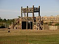 Reconstructed main gate (inner aspect) of Lunt Fort