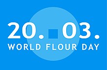 Logo des World Flour Day am 20. März