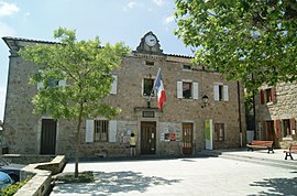 The town hall in Gluiras